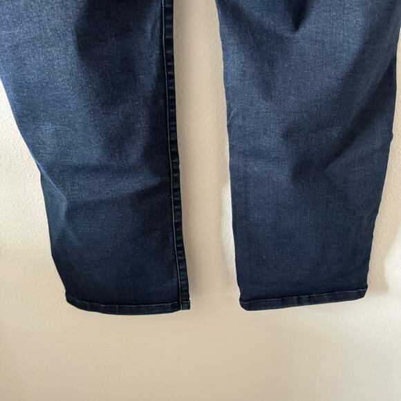 Lane Bryant High Rise Straight Jeans Womens Dark Wash Size 22S - Picture 9 of 10